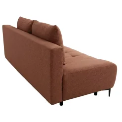 Schlafsofa Alicante terracotta Webstoff B/H/T: ca. 195x88x95 cm