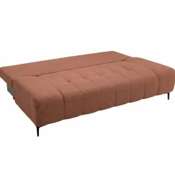 Schlafsofa Alicante terracotta Webstoff B/H/T: ca. 195x88x95 cm