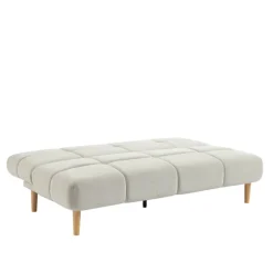 Schlafsofa beige Polyester B/H/T: ca. 190x90x91 cm
