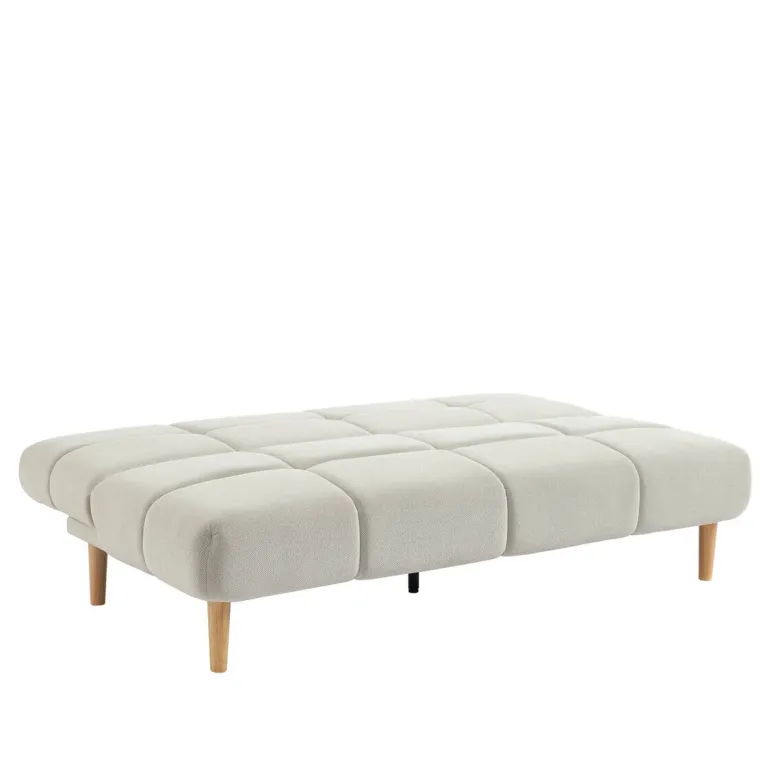 Schlafsofa beige Polyester B/H/T: ca. 190x90x91 cm