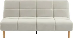 Schlafsofa beige Polyester B/H/T: ca. 190x90x91 cm