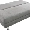 Schlafsofa Benfeld grau Microfaser B/H/T: ca. 190x93x92 cm