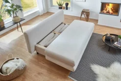 Schlafsofa Bern natur Microfaser B/H/T: ca. 190x93x92 cm