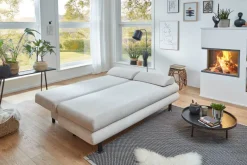 Schlafsofa Bern natur Microfaser B/H/T: ca. 190x93x92 cm