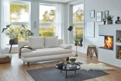 Schlafsofa Bern natur Microfaser B/H/T: ca. 190x93x92 cm