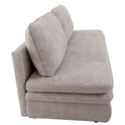 Schlafsofa Fiesta Greige Microfaser B/H/T: ca. 200x89x85 cm