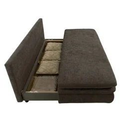 Schlafsofa Fiesta Mocca Microfaser B/H/T: ca. 200x89x85 cm