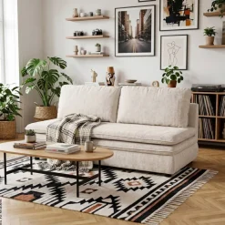 Schlafsofa Fiesta pearl Microfaser B/H/T: ca. 200x89x85 cm