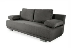 Schlafsofa grau Microfaser B/H/T: ca. 196x78x82 cm