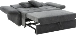 Schlafsofa grau Polyester B/H/T: ca. 191x84x105 cm