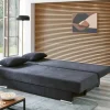 Schlafsofa Grenoble anthrazit Microfaser B/H/T: ca. 190x38x70 cm