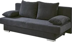 Schlafsofa Grenoble anthrazit Microfaser B/H/T: ca. 190x38x70 cm