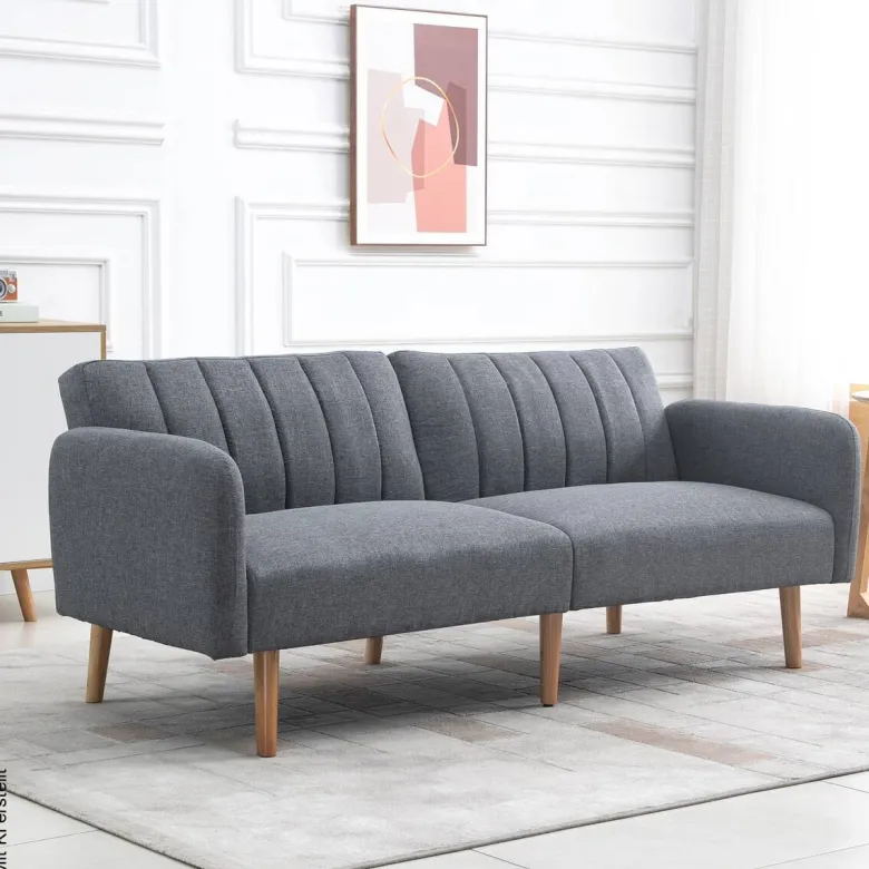 Schlafsofa 839-214GY grau B/H/T: ca. 173x73x75 cm
