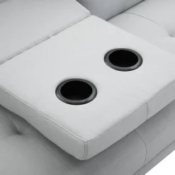 Schlafsofa 833-663 hellgrau B/H/T: ca. 181x78x77 cm