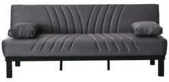Schlafsofa Radoo grau Polyester B/H/T: ca. 190x86x84 cm