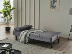 Schlafsofa Radoo grau Polyester B/H/T: ca. 190x86x84 cm