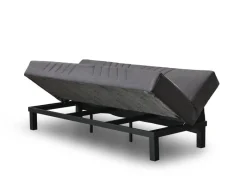 Schlafsofa Radoo grau Polyester B/H/T: ca. 190x86x84 cm