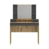 Schminktisch Sandy Eiche Artisan Nachbildung anthrazit B/H/T: ca. 100x139x45 cm