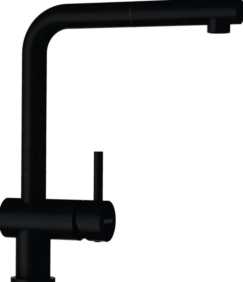 SCHOCK Armatur Epos schwarz Metall B/H/T: ca. 21,5x31x5 cm