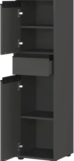 Schrank 2201-547 Graphit Optik B/H/T: ca. 33x121x34 cm
