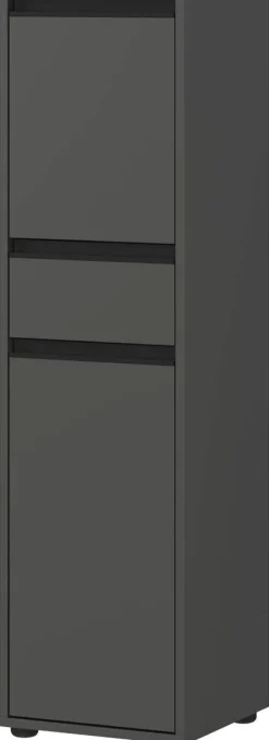 Schrank 2201-547 Graphit Optik B/H/T: ca. 33x121x34 cm