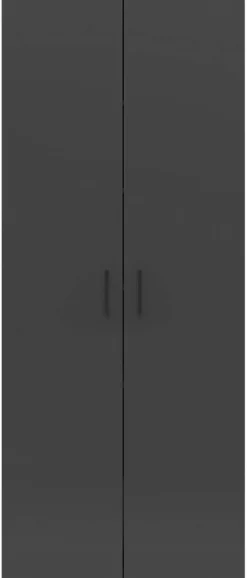 Schrank Multi-Stauraum Typ 37 anthrazit B/H/T: ca. 80x195x40 cm