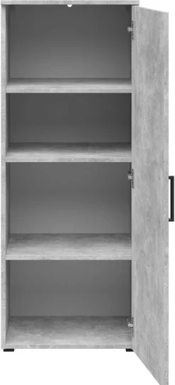 Schrank Multi-Stauraum Typ 16 Beton Optik B/H/T: ca. 45x115x40 cm