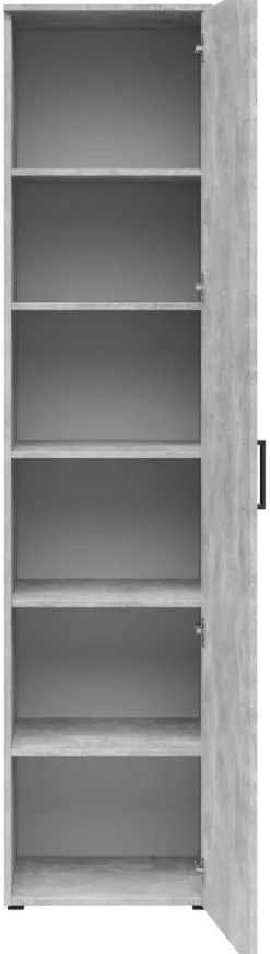 Schrank Multi-Stauraum Typ 20 Beton Optik B/H/T: ca. 45x195x40 cm