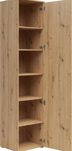 Schrank Multi-Stauraum Typ 20 Eiche Artisan Nachbildung B/H/T: ca. 45x195x40 cm