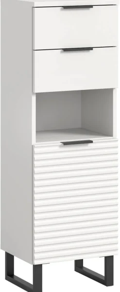 Schrank Riff weiß B/H/T: ca. 35x110x34 cm