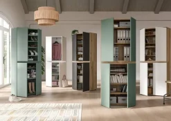 Schrank SCARPA Evoke Oak Nachbildung anthrazit B/H/T: ca. 105x175x37 cm