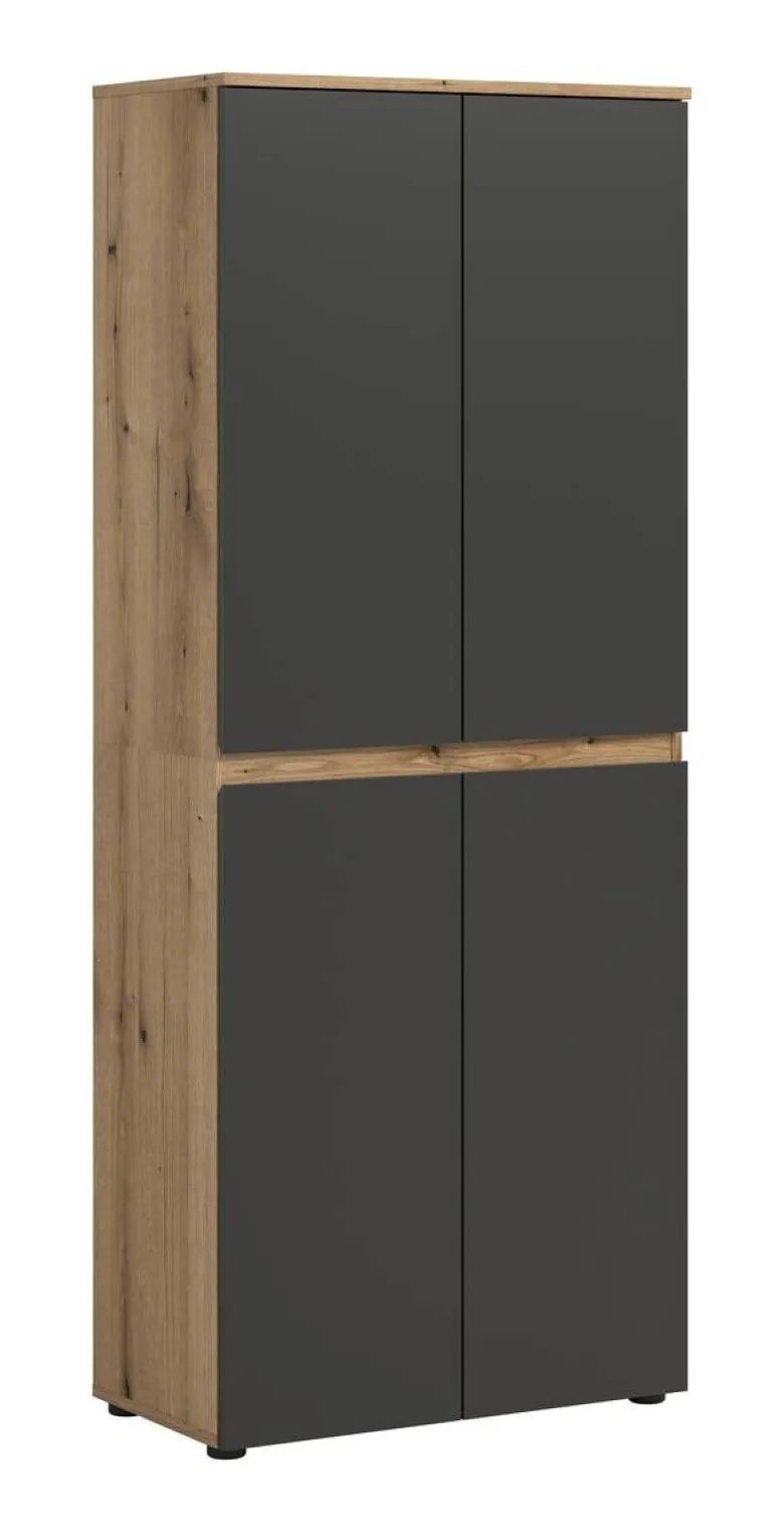 Schrank SCARPA Evoke Oak Nachbildung anthrazit B/H/T: ca. 70x175x37 cm