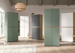 Schrank SCARPA weiß B/H/T: ca. 105x175x37 cm