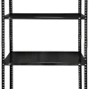 Schraubregal schwarz B/H/T: ca. 75x150x30 cm
