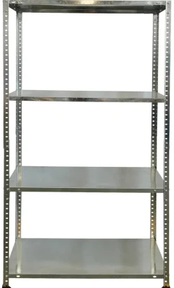 Schraubregal verzinkt B/H/T: ca. 75x150x30 cm