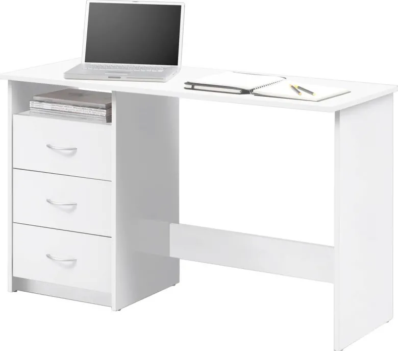 Schreibtisch Adria weiß B/H/T: ca. 123x77x50 cm