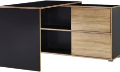 Schreibtisch anthrazit B/H/T: ca. 120x76x120 cm