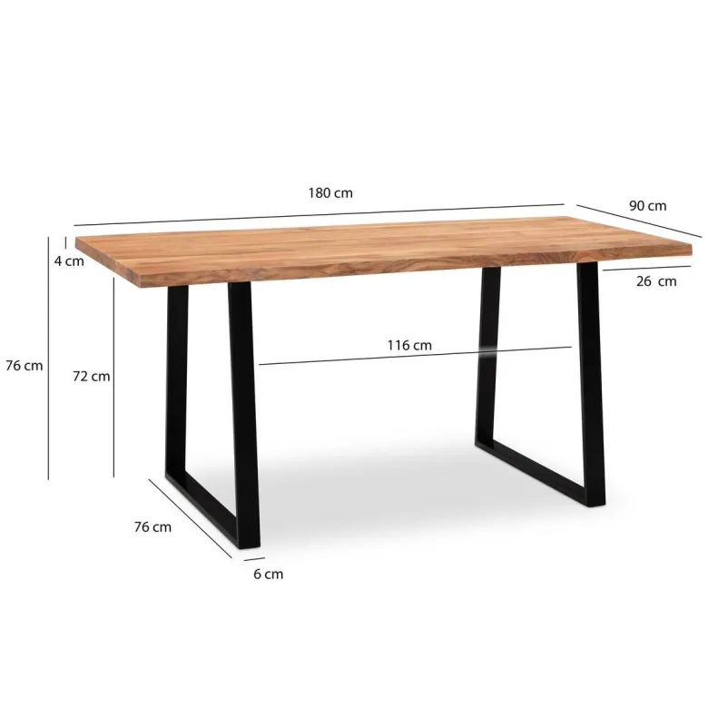 Schreibtisch B/H/T: ca. 180x76x90 cm