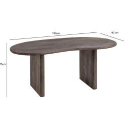 Schreibtisch B/H/T: ca. 180x75x90 cm
