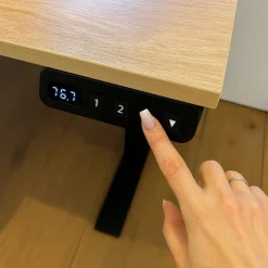 Schreibtisch Emmik Eiche Nachbildung B/H/T: ca. 138x72,7x60 cm