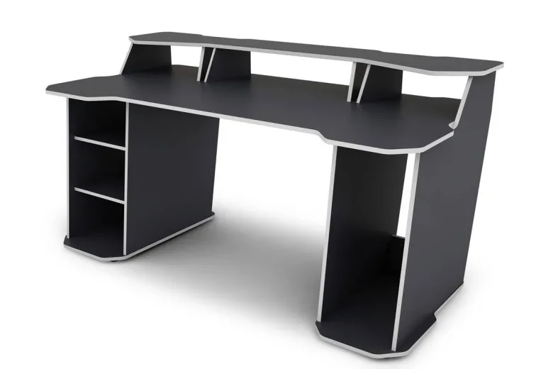 Schreibtisch MATRIX anthrazit weiß B/H/T: ca. 180x76,96x85 cm
