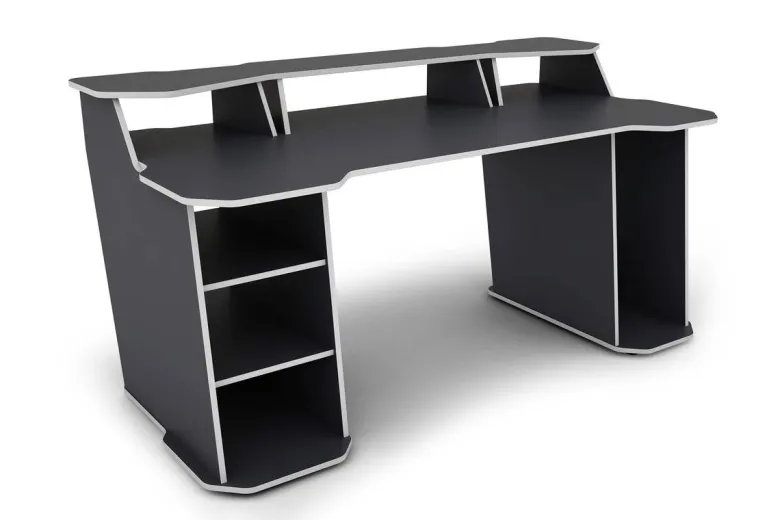 Schreibtisch MATRIX anthrazit weiß B/H/T: ca. 180x76,96x85 cm