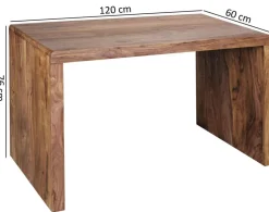 Schreibtisch natur B/H/T: ca. 120x76x60 cm