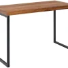 Schreibtisch natur schwarz pulverbeschichtet B/H/T: ca. 117x76,5x59 cm