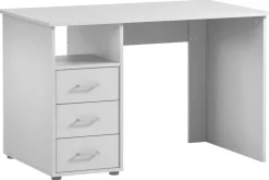 Schreibtisch Niels weiß perlweiß Optik B/H/T: ca. 116x74x70 cm