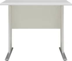 Schreibtisch Serie 200 perlweiß B/H/T: ca. 90x74,2x65 cm