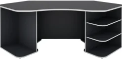 Schreibtisch THANATOS anthrazit weiß B/H/T: ca. 198x76x85 cm
