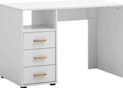 Schreibtisch Torge weiß matt B/H/T: ca. 109x74x58 cm