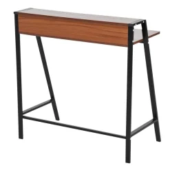 Schreibtisch 836-055 walnuss Nachbildung schwarz B/H/T: ca. 84x85x45 cm