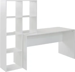 Schreibtisch weiß B/H/T: ca. 170x143,5x59 cm
